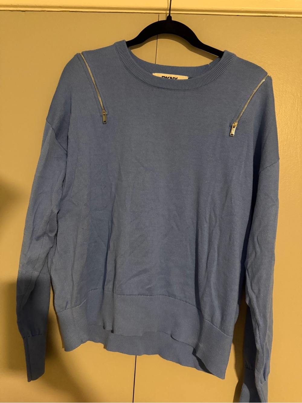 DKNY Light Blue Crewneck Sweater